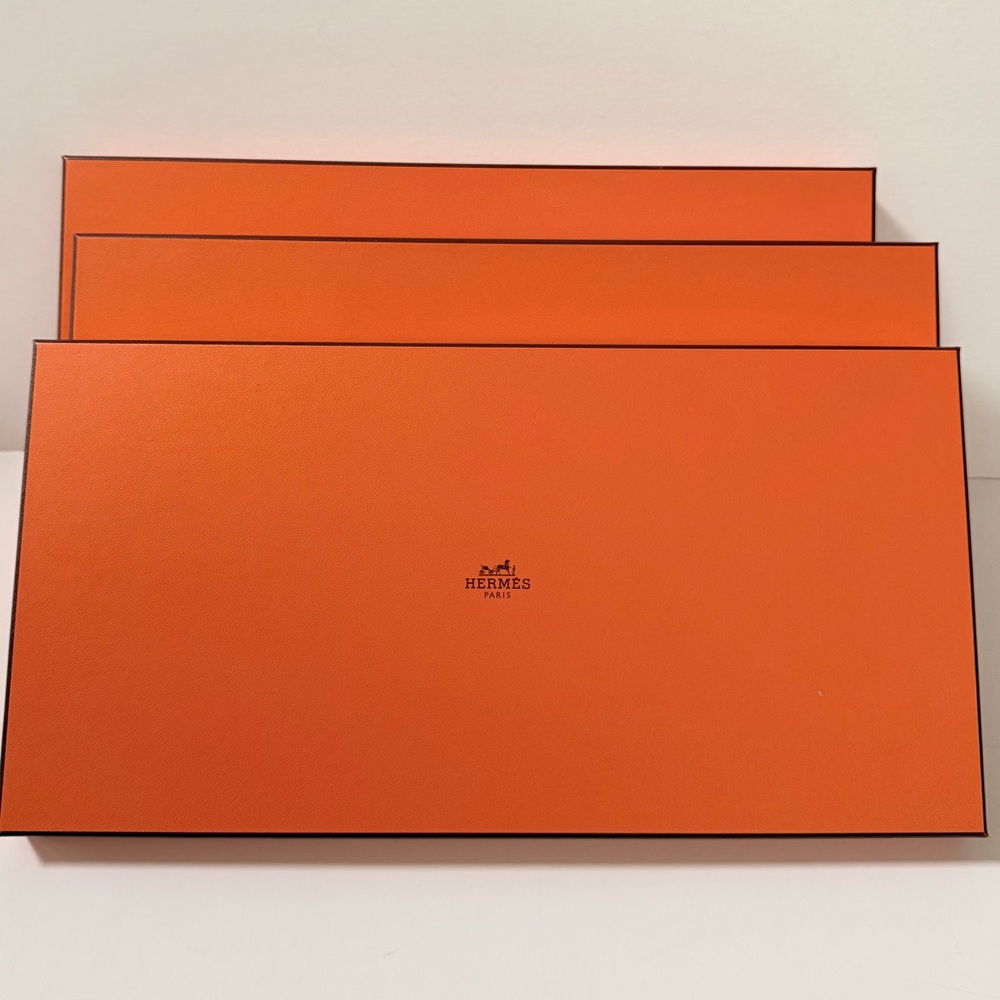 Authentic Hermes Orange Gift Box